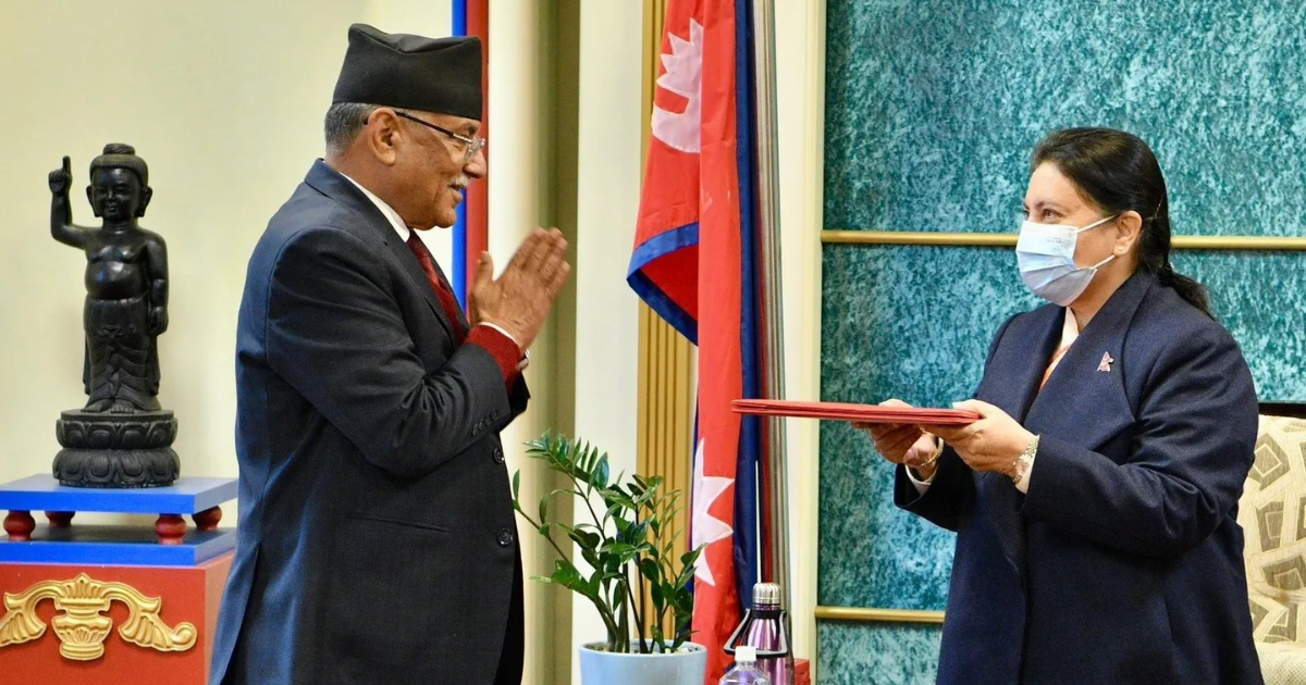Nepal President appoints Pushpa Kamal Dahal as Nepal PM